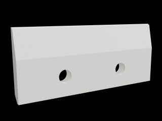 Lame en carbure 120×50×8 mm pour racloir Just-Clean HM120